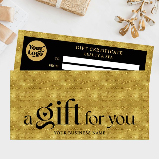 Geschenkgutschein für Business Black Gold Feiertag (Von Creator hochgeladen)