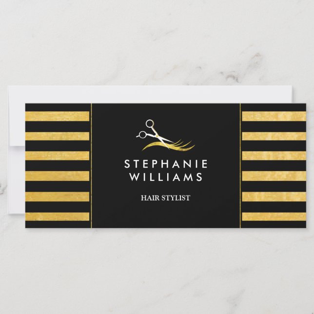 Geschenkgutschein für Chic Gold und Black Hair Sal (Vorderseite)