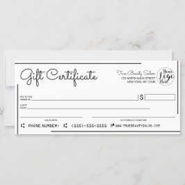 Geschenkgutschein für den Karo von White Black Bor