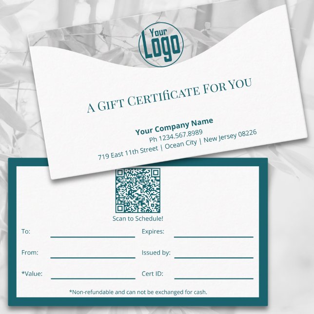 Geschenkgutschein für ein ausgeklügeltes Life Coac Treuekarte (Sophisticated Life Coach Logo Gift Certificate, To, From, Value, Expiry, By, Tracking ID, QR-code)