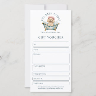 Geschenkgutschein für Hundepflege Salon für Zwergp