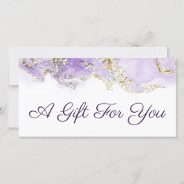 Geschenkgutschein für Lavendel