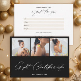 Geschenkgutschein für Minimalistische Markenbezeic Dankeskarte