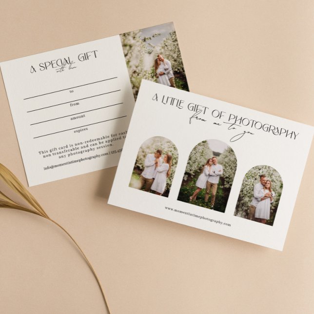 Geschenkgutschein für moderne Fotos (Von Creator hochgeladen)