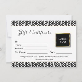 Geschenkgutschein für Schwarz und Weiß