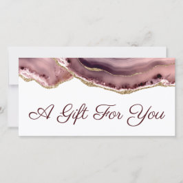 Geschenkgutschein für staubige Rose