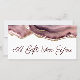 Geschenkgutschein für staubige Rose