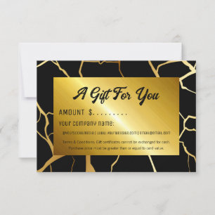 Geschenkgutschein für Unternehmen einfach modern u