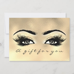 Geschenkgutschein Gold Glass Lashes Schminke