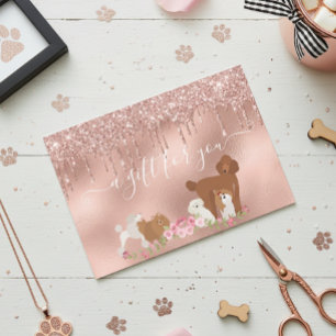 Geschenkgutschein Hundesalon Tierarzt Tierpension