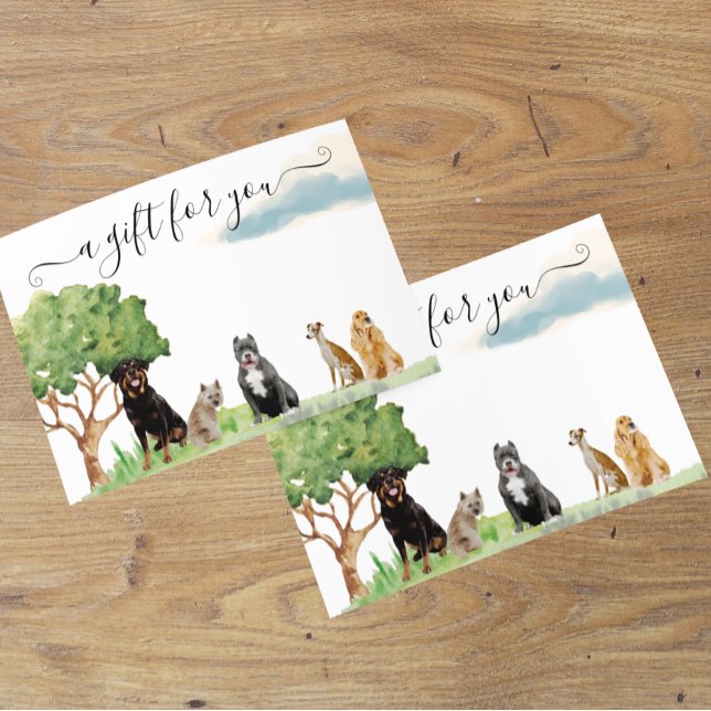 Geschenkgutschein Hundeschulung Haustier Wandern (Von Creator hochgeladen)