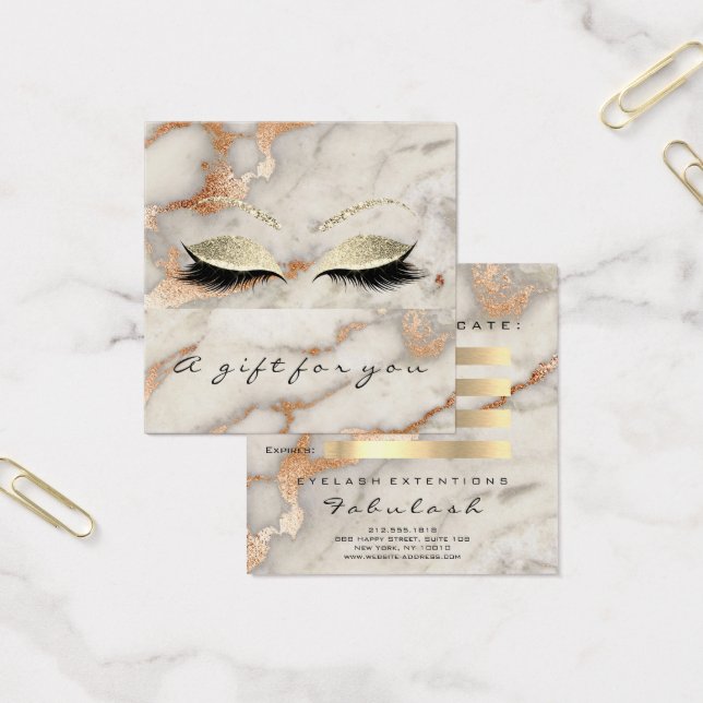 Geschenkgutschein Kupferkorallenstriche Makeup (Büro)