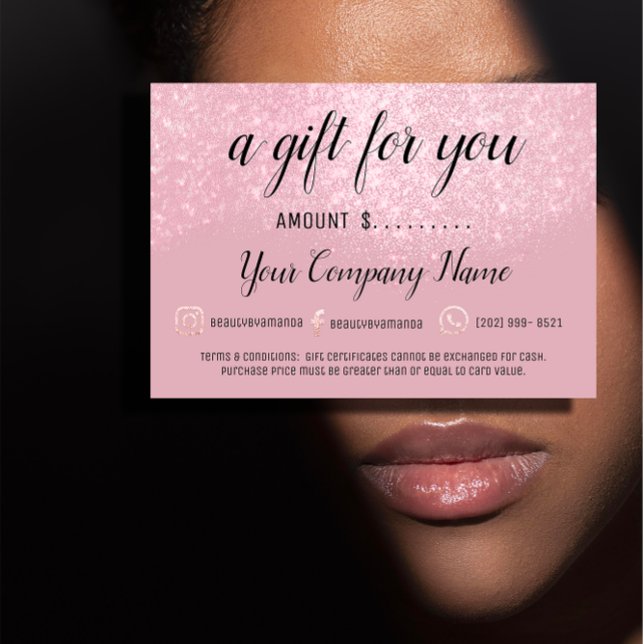 Geschenkgutschein Modernes Soziales Powder-Logo (Business Gift Certificate Modern Social Powde Logo)