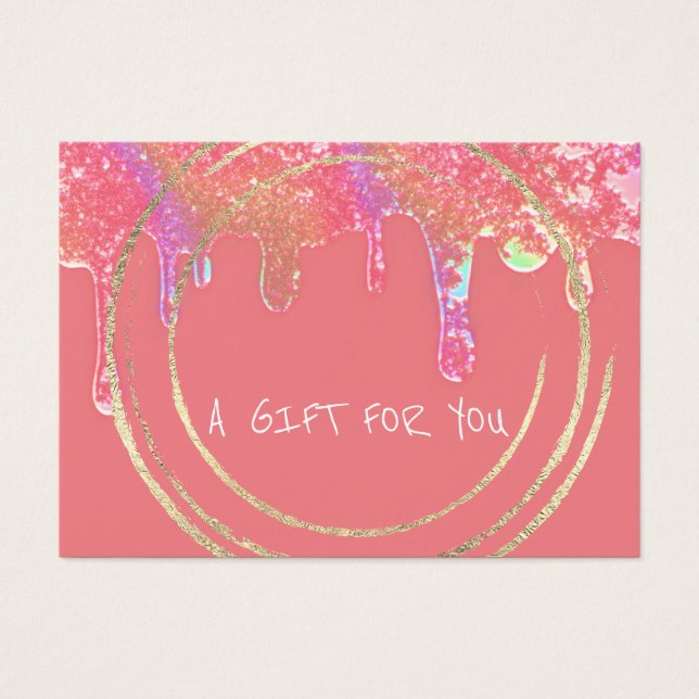 Geschenkgutschein Schönheitshaar Makeup Tropfen WE (Vorderseite)