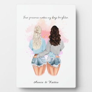 Geschenkgutscheine Freundschaft, Personalisierte B Fotoplatte