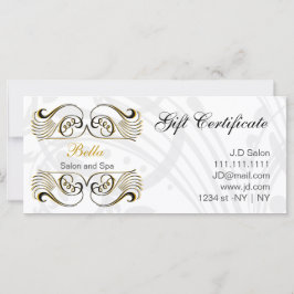 Geschenkgutscheine für Gelb, Schwarz und Weiß