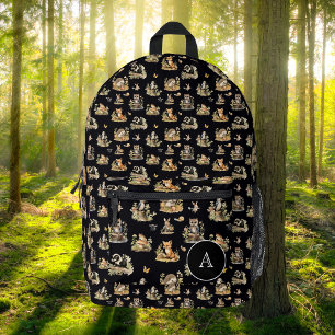 Geschenkgutscheine für Holztiere, Monogram-Kinderg Bedruckter Rucksack