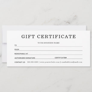Geschenkgutscheine für mein Unternehmen