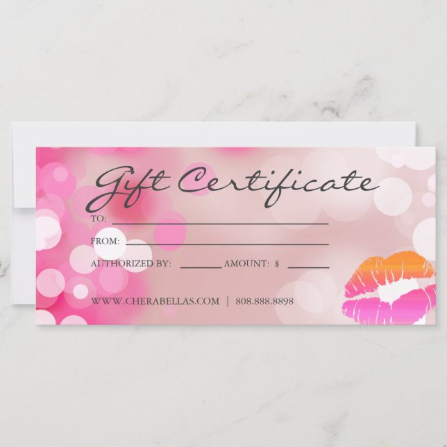 Geschenkgutscheine Salon Wellness-Center Rosa Lipp (Vorderseite)