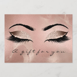 Geschenkgutscheine Skin Gold Lash Schönheit Makeup