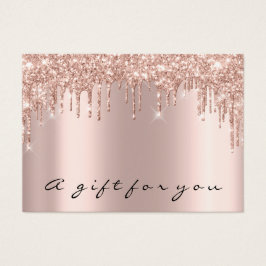 Geschenkgutscheine Tropfen Funkelnd Gold Makeup Mi