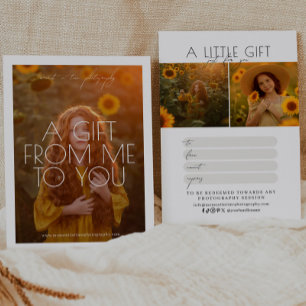 Geschenkgutschrift für Minimalistische Skriptfotog