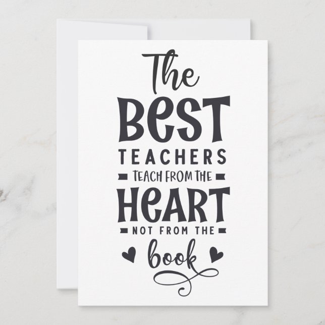 Geschenkgutschrift für personalisierte Lehrer Dankeskarte (Vorderseite)