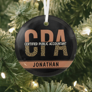 Geschenkgutschrift für zertifizierte öffentliche W Ornament Aus Glas