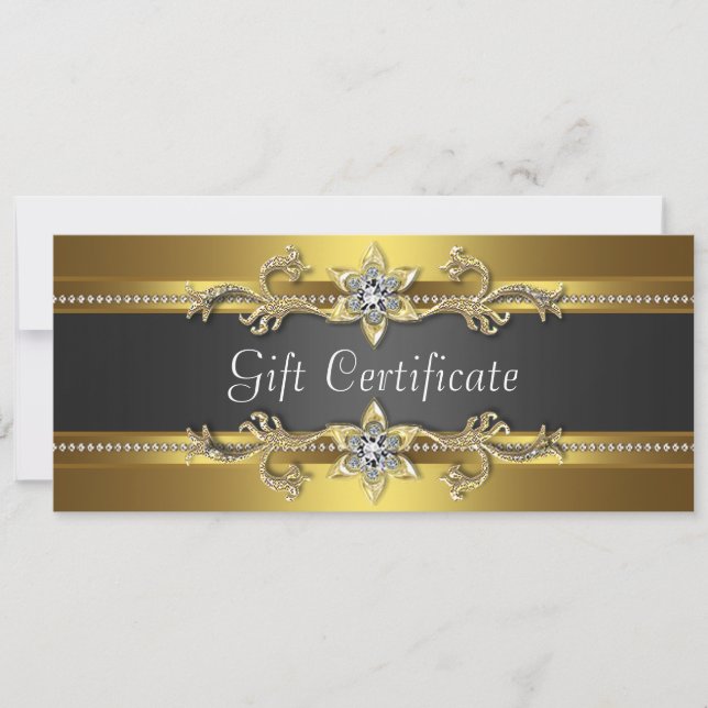 Geschenkgutschriften für Black and Gold (Vorderseite)