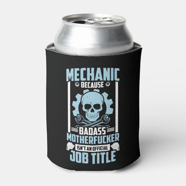 Geschenkidee für Badass Aircraft Mechanic Diesel Dosenkühler (Kanne Vorderseite)