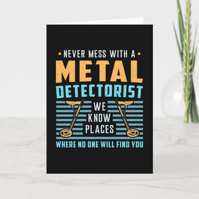 Geschenkidee für die Detektorerkennung Karte (Vorderseite)