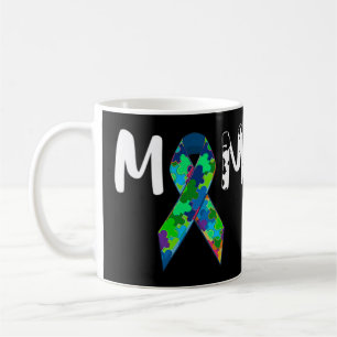 Geschenkidee für Frauen - Autismus Mama Shirt. Pha Kaffeetasse