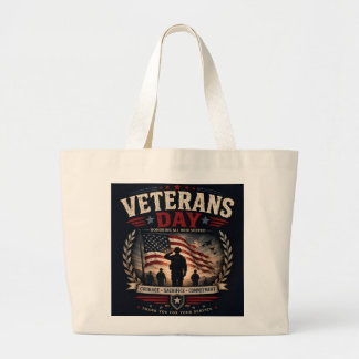 Geschenkidee für Militäerveteranen - Würdigung US- Jumbo Stoffbeutel