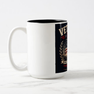 Geschenkidee für Militäerveteranen - Würdigung US- Zweifarbige Tasse