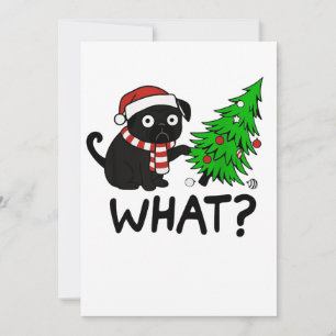 Geschenkidee für schwarze Möpse zu Weihnachten