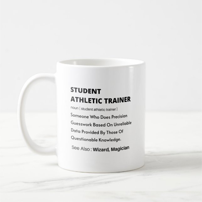 Geschenkidee für Sporttrainer Kaffeetasse (Links)