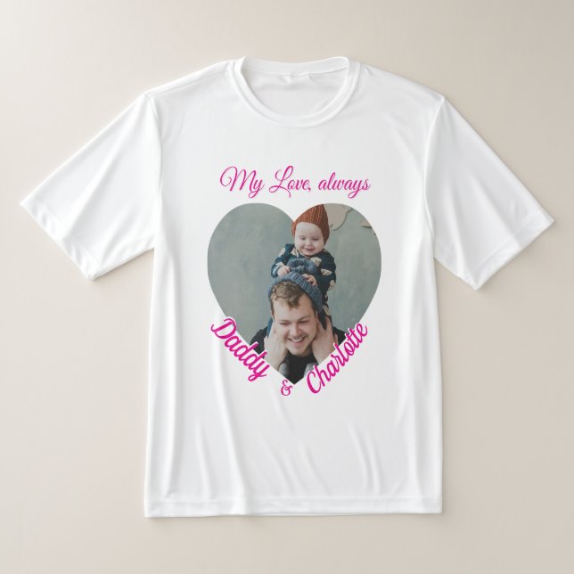 Geschenkidee für Vater und Foto T-Shirt (Ablage )