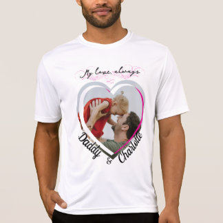 Geschenkidee für Vater und Foto T-Shirt