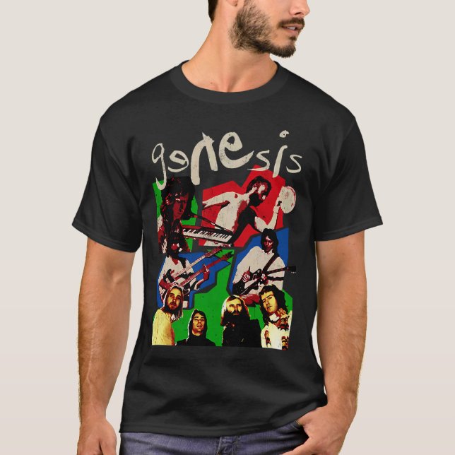 Geschenkidee Genesis Band Kunst T-Shirt (Vorderseite)