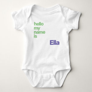 Geschenkidee Neugeborenes lila Baby Strampler
