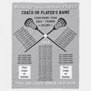 Geschenkideen für Lacrosse-Trainer, Senioren, Lacr Fleecedecke