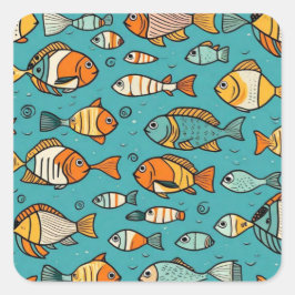 Geschenkideen Quadratischer Aufkleber