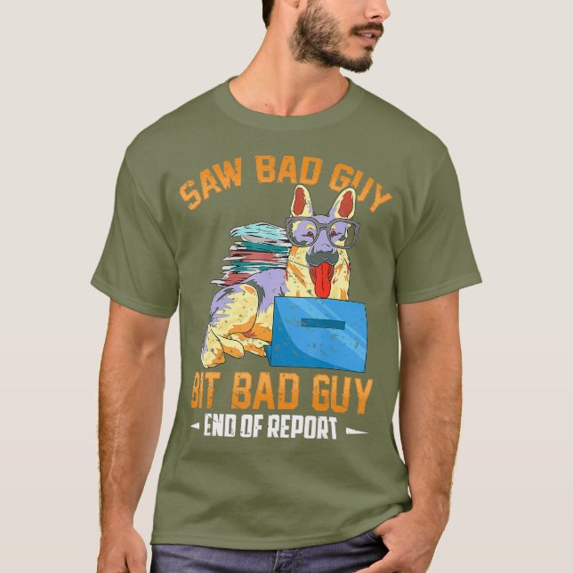 Geschenkideen Shepherd K9 Polizei Militärhund T-Shirt (Vorderseite)