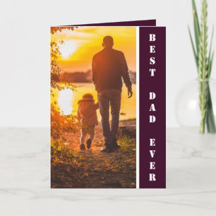 Geschenkkarte für den besten Vater je benutzerdefi Karte