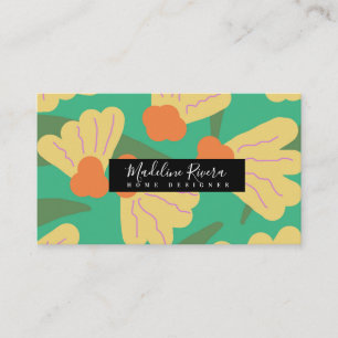 Geschenkkarte für den schönen, feinen Blumendesign Visitenkarte