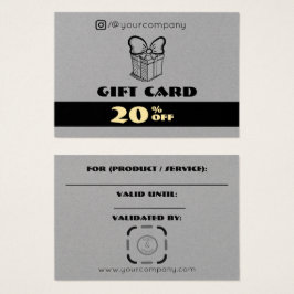 Geschenkkarte für Unternehmen