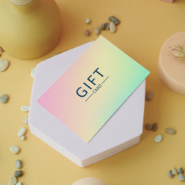 Geschenkkarte Pastel Holographic Salon