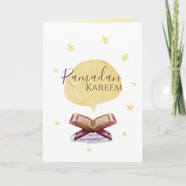 Geschenkkarte Ramadans Kareem Karte (Vorderseite)