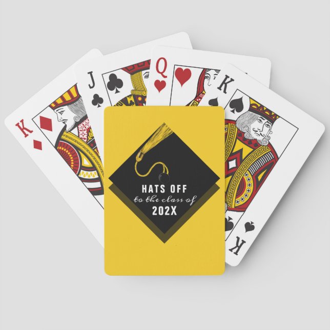 Geschenkkarten für kreativen Abschluss Spielkarten (Rückseite)