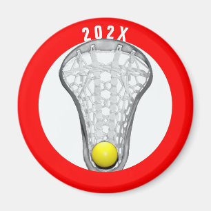 Geschenkmagnet für Mädchen-Lacrosse Magnet